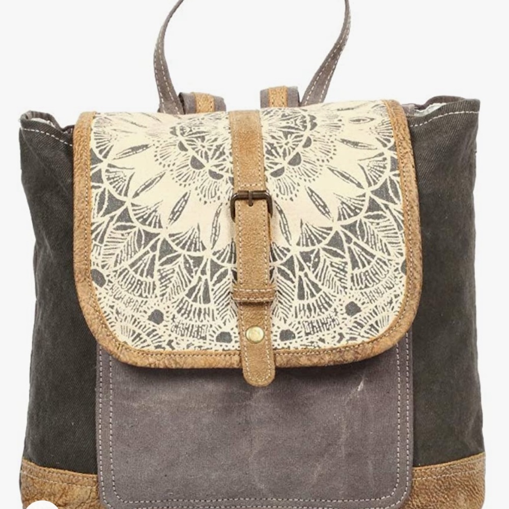 Myra daisy delight upcycled backpack